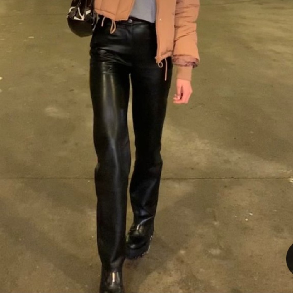Aritzia Melina Leather Pants